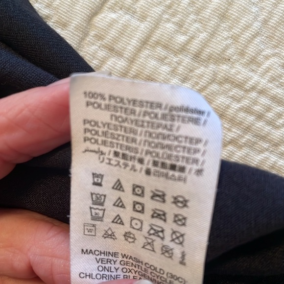 Nike Detroit Tigers Baseball Short Sleeve Tee Dri Fit Polyester EUC Black - Picture 7 of 7